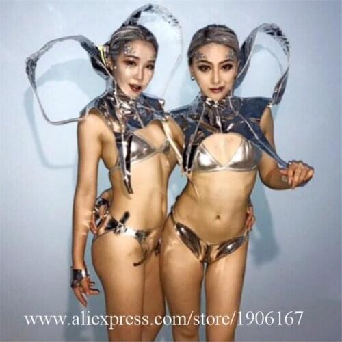 New Design Catwalk Model Show Sexy Dance Suit Stage Performance Clothes Nightclub Bar Party Event Dance Team Ballroom Costume