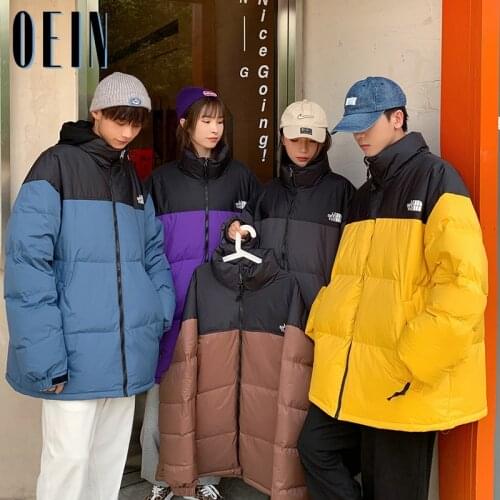 OEIN 2021 Winter New Men Casual Warm Thick Jacket Brand Patchwork Parkas Coat Men New Autumn Outwear Windproof Parkas Jacket Men
