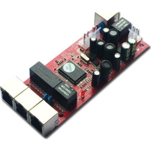 OEM/ODM 4 port 10/100/1000mbps Un management Ethernet switch RJ45 port unmanaged commercial Ethernet switch