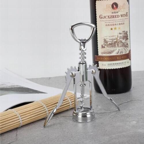 Wine Beer bottle opener Stainless steel metal strong Pressure wing Corkscrew Kitchen Dining Bar accessory