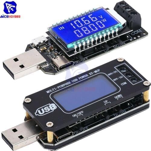 Diymore DC-DC USB Step UP/Down Power Supply Module 3.5V-12V to 1.0V-24V Adjustable Boost Buck Converter Voltage Regulator Board