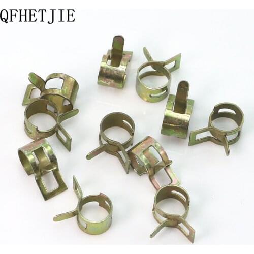 QFHETJIE 20PCS Automotive High Pressure Tubing Water Pipe Heater Pipe Return Pipe Hydraulic Hose Piston Spring Card Fasteners