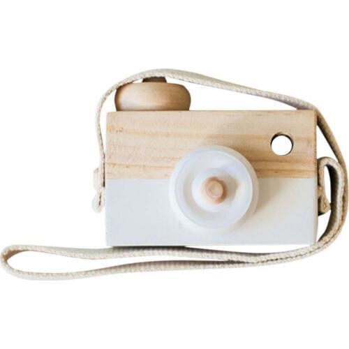 Nordic Hanging Wooden Mini Camera Toys Kids Toy Gift Room Decor Furnishing Articles Wooden Toys Home Photography Prop Decor Gift