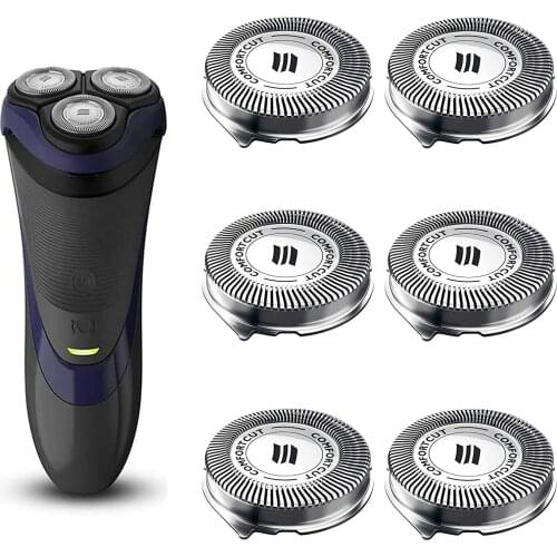 SH30 Replacement Heads for Philips Norelco Series 3000, 2000, 1000 Shavers and S738 Click and Style, ComfortCut Shaving Heads