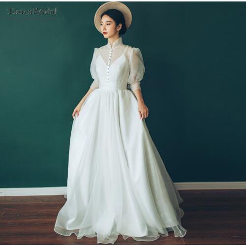 TANYA BRIDAL Summer Dresses With Buttons