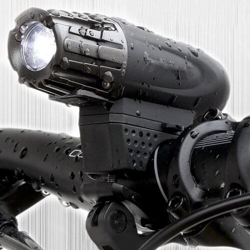 Bicycle Headlamp RAYPAL RPL-2256 200 Lumens Detachable USB Rechargeable LED Bike Headlight with Handlebar Holder Light Reflector