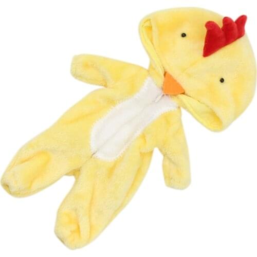 ICY DBS Blyth doll fat doll clothes only for plump lady fat body chicken outfit yellow