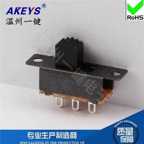 10pcs SS-12F32 (1P2T) G6/G7 2 gear toggle switch Without fixed feet three-legged vertical