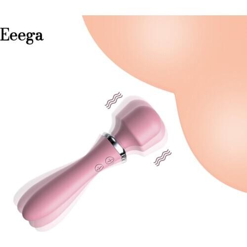 10 Speed AV Double Vibrator Sex Toys for Woman G Spot Massager Powerful Magic Wand Clitoris Stimulator Dildo Female Sex Products