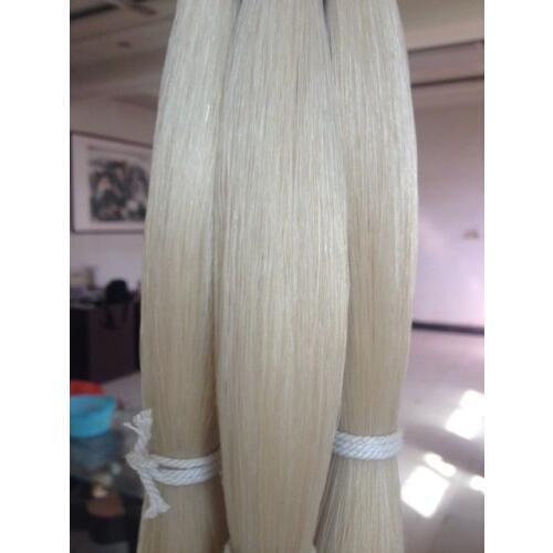 250g Best Stallion white Mongolia bowhairs 100cm up