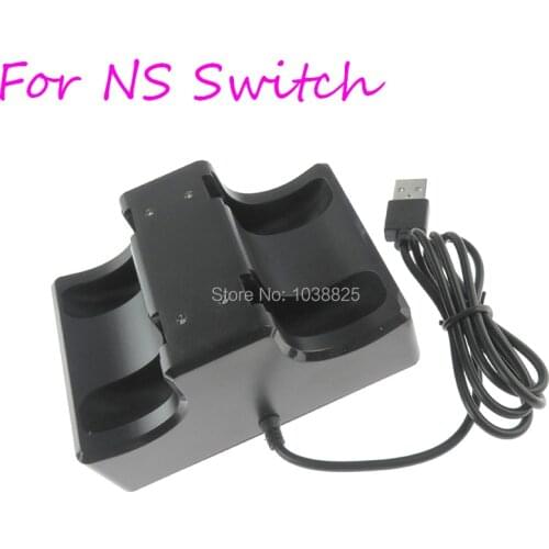 4 In 1 FOR Nintend Switch Joy-con Charger Stand Charging Dock Station 2 USB LED Indicator FOR Nintendo switch Accessories