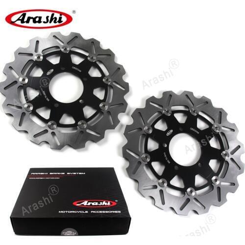 Arashi 1 Pair For KAWASAKI Z750R / Z 750 R ABS 2011 2012 CNC Front Brake Disc Rotors Z750 R ZX6R ER6F ER6N ZX10R Z750 Z1000