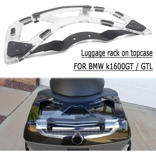 For BMW K1600GTL K1600GT Motorcycle Rear Solo Seat Luggage Rack Tour Pack Support Shelf Cargo Frame Bracket Parts 2011 2012 2017