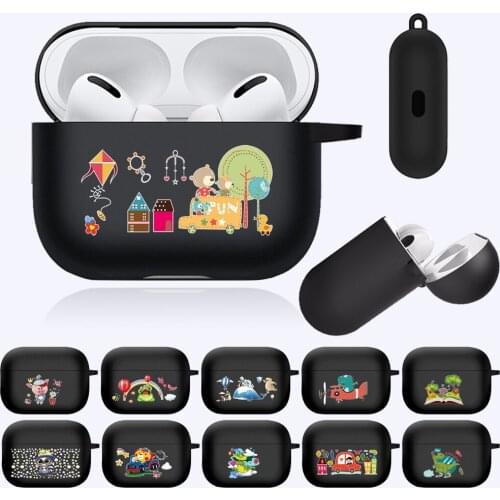 AirPod Cases For Apple AirPods Pro A2084 A2083 Soft Silicone Luxury Bluetooth Wireless Earphone Charging Box Headphone Case