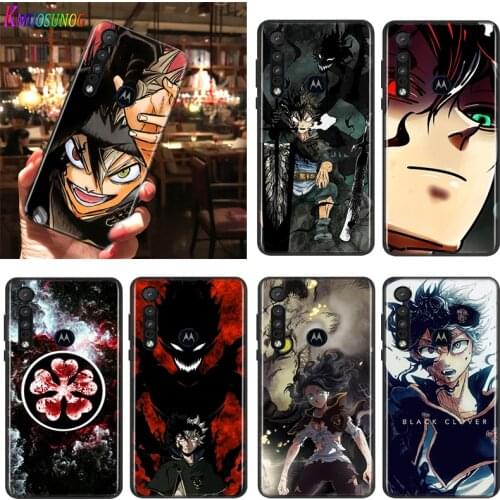 Anime Black Clover For Motorola One Marco Hyper Fusion Plus G9 G8 G 5G E7 E6 Edge Plus Play Power Lite Phone Case