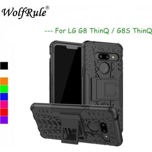 WolfRule sFor Case LG G8 ThinQ Cover Dual Layer Armor Back Case For LG G8S ThinQ Phone Shells For LG G8 ThinQ / G8S ThinQ Fundas