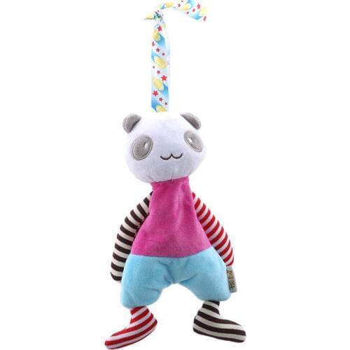 Baby Rattle Soft Animal Hanging Rattle Plush Toys Infant Crib Bed Stroller Car Hanging Plush Toy For Newborn Best Gift