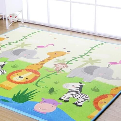 Baby play floor odorless playing infant XPE foam cartoon thickened toddler crawling mat on sale