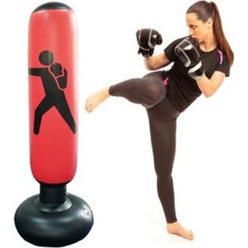 Children or AdultTumbler Punching Bag Fitness Inflatable Kids Sandbag Home Gym Fitness Boxing Fight Training Stress Relief Toy