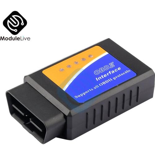 Digimotor real ELM327 V1.5 Bluetooth OBD2 ELM 327 In 1.5 OBDII code reader diagnostic tool mini scanner OBD 2car diagnostic tool