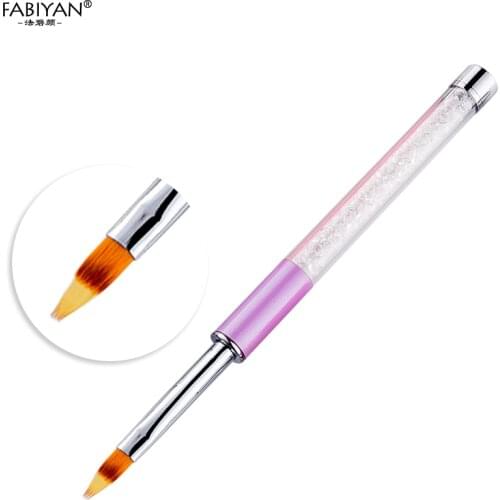 Nail Art Brush Pen Serrated jagged Gradient Shading Color Painting Drawing Liner Gel Acrylic Rhinestone Decoration Tool Manicure