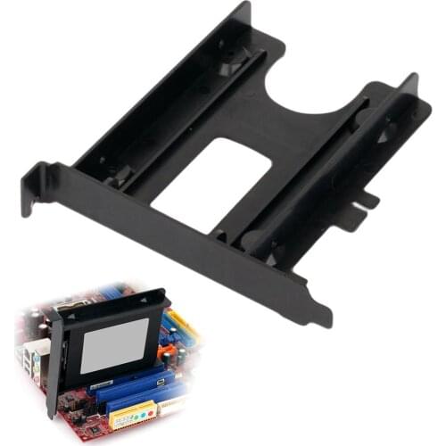 PCI Slot 2.5inch HDD/SSD Rear Panel Mount Bracket Hard Drive Adapter Tray Caddy