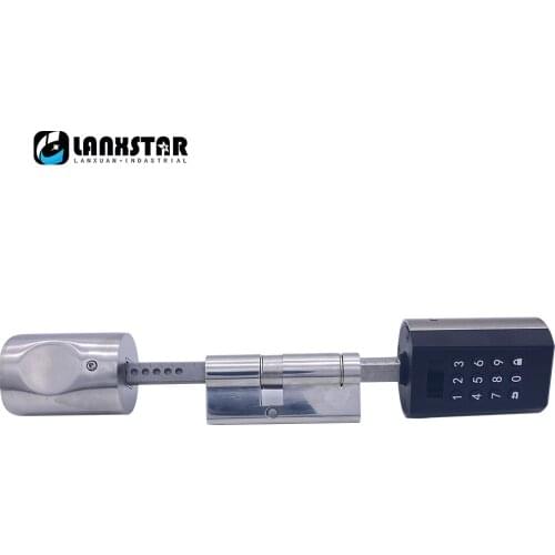 L6PCB Bluetooth Digital Security Lock Adjustable Smart Password Smart Card Home and Office Bluetooth Electronic Lock OLED Screen