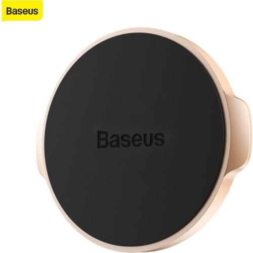 Baseus Mini Magnetic Holder For Mobile Phone in Car Dashboard Bracket Cell Phone Holder Stand For iPhone X Magnet Mount Holder