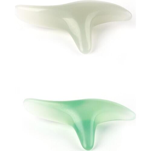 Acupoint massager Trigeminal Point Massage Meridians Body Neck Relax Blood Resin Triangle Acupoint Massage Tool Foot Care Tools