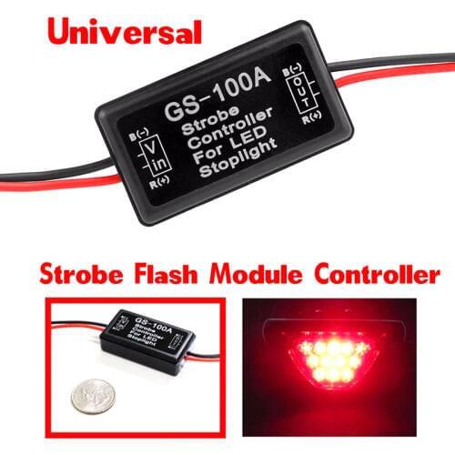 Smart Flash Strobe Controller Box Flasher Module for LED Brake Tail Stop Light F-Best