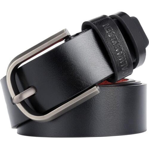 Mens Classic Punk Leather Brand Belt Mens Fashion Jeans With Adolescent Students Belt High Quality Alloy Thick Pin Buckle