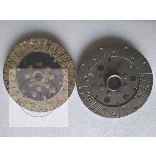 Set of clutch disc (diameter of both disc 240mm, 25 splines+16 splines) for Shandong Taishan KM454 tractor, part number