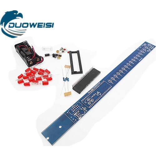 LED Shake Stick Kit AT89S52 Microcontroller Electronic Production Fun DIY Kit