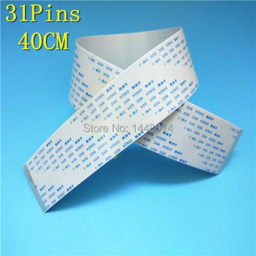 Best wholesale price 10pcs/lot flat data cable for Epson DX5 head cable Mimaki JV2 Mutoh 1604 Allwin solvent printhead cable DX5