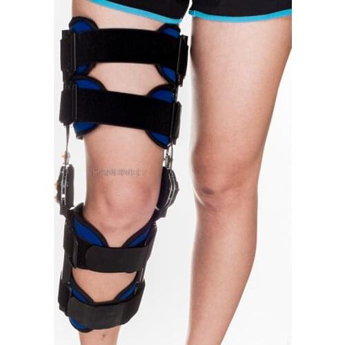 Postoperative fixed knee ligament bracket, knee joint fixator, limit lower limb brace fixation frame, adjustable knee brace