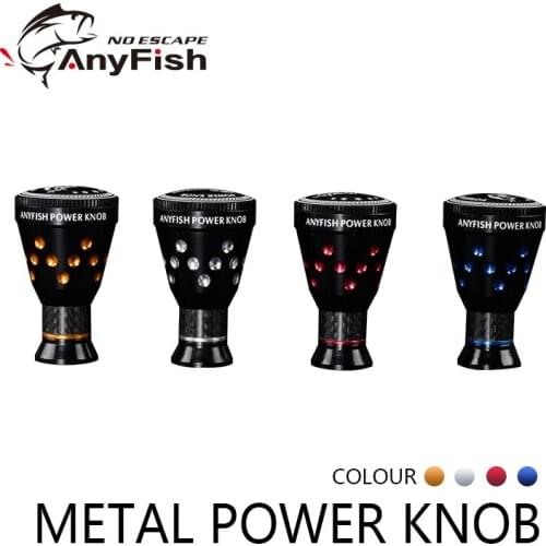 ANYFISH POWER KNOB Fishing Reel Handle Metal Power Knob For Shimano Daiwa Spinning Reels Tackle Baitcasting Fishing Reel tools