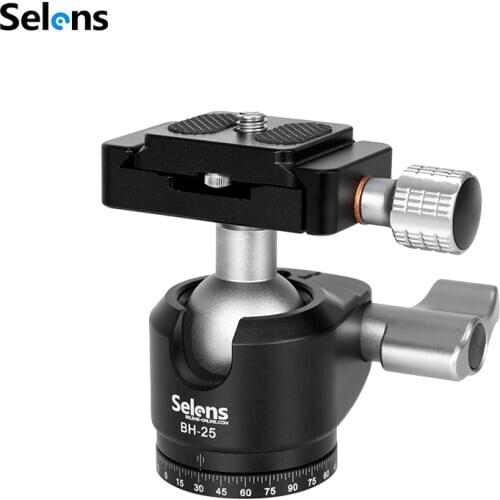 Selens Metal 360° Rotating Panoramic Ball Head Ballhead f Camera Tripod Monopod