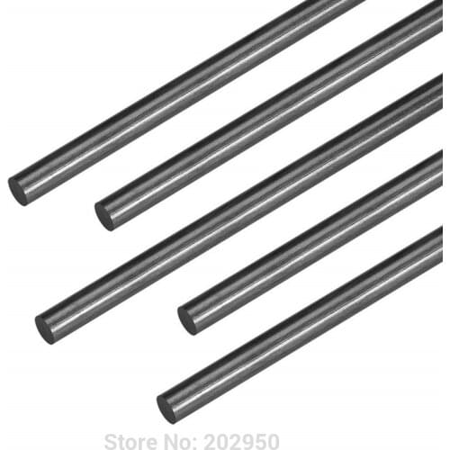 16PCS 1mm 1.5mm 2mm 3mm 4mm 200mm 400mm Solid Carbon Fiber Rod Reinforcement Rod High Strength Light Weight For DIY RC Airplane
