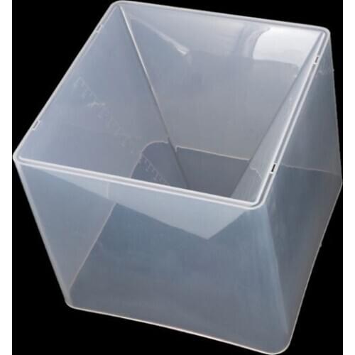 Super Pyramid Silicone Mould Resin Craft Jewelry Crystal Mold With Plastic Frame