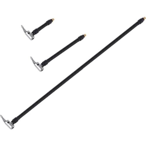 Tire Air Inflator Hose Adapter Twist Lock Connection Locking Air Chuck with Air Hose and Standard Tire Valve Fine Thread