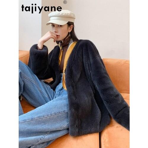 Women Clothes Winter 2021 Real Fur Coat Woman Natural Mink Fur Jackets Female Clothing Luxury Mulheres Casacos TN464