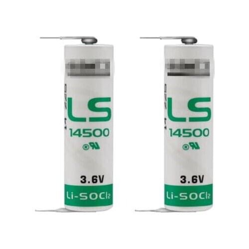 25PCS France SAFT LS14500 lithium battery 3.6V2600mAh With welding feet