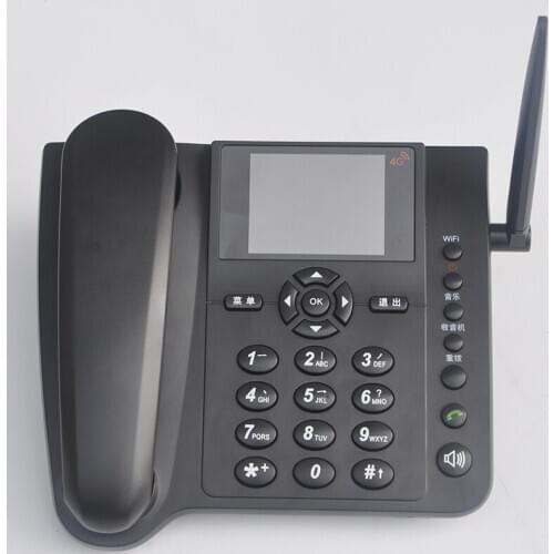 4G VoLTE LTE Fixed Wireless Phone FWP Desktop Phone Color Screen Android Phone and WiFi Hotspot Sim-Card Desktop Wireless Phone