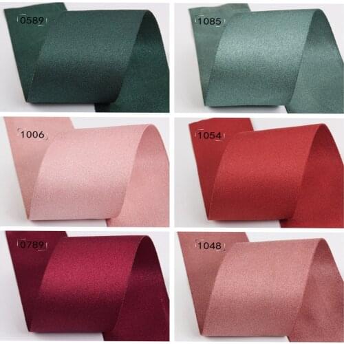 50mm 2020Fall/Winter Hot Sale Deerskin Velvet Cotton Belt Sanding Material Bowknot Ribbon Christmas Ribbon Gift Ribbon10-50yards