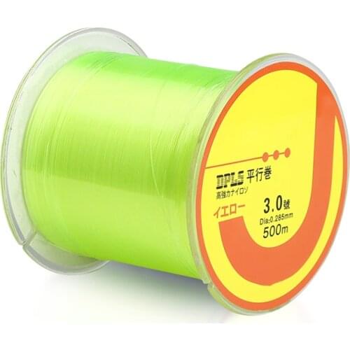 500M Nylon Fishing Line Japanese Durable Monofilament Rock Sea Fishing Line Thread Bulk Spool All Size 0.4 To 8.0