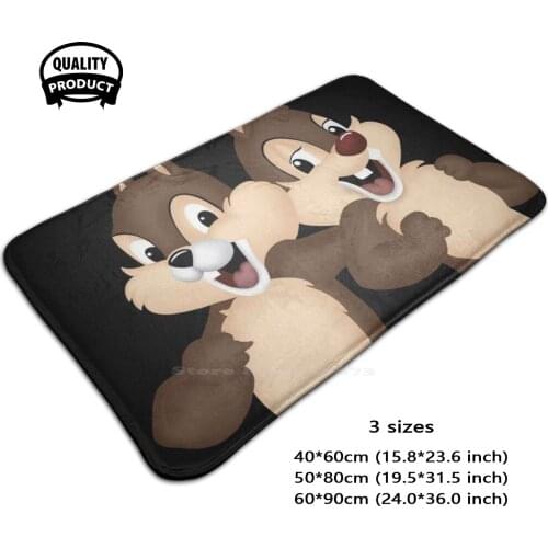 Better Together Soft House Family Anti-Slip Mat Rug Carpet Chip And Dale Chip Dale Brothers Animation Pop Culture Movies Fan