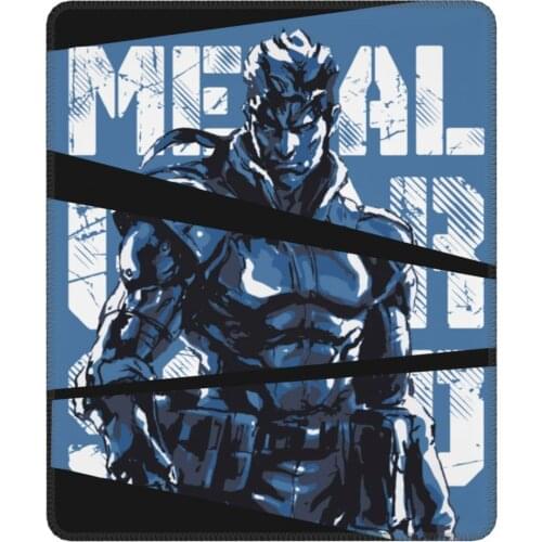 Metal Gear MGS 2 Funny Mouse Pad Antislip MousePad Rubber PC Table Decoration Cover