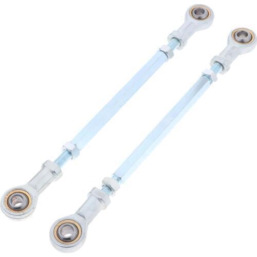2pcs Tie Road End + Steering Shaft Joint Universal Fit For ATV Go Kart