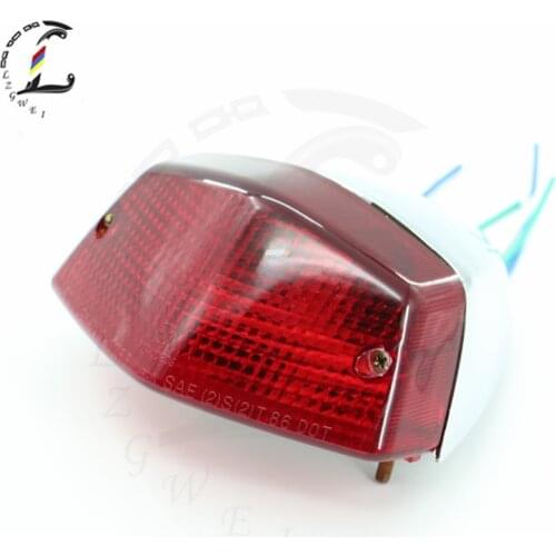 Motorcycle Assembly Taillight Stop Lamp For Honda Steed 400 VLX400 95 - 97 VLX600 89 - 96 VT600C VT600CD Rear Tail Light