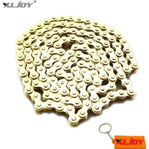 XLJOY Gold 136L 25H Chain For 47cc 49cc Mini Moto Dirt Pocket Bike Go Kart ATV Quad Motorcycle